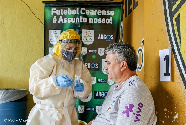 Eudes Bringel nos testes do Barbalha