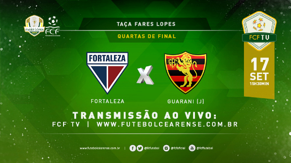 FCF TV Fortaleza x Guaraju fares lopes