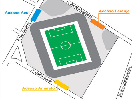 Mapa de setores do PV