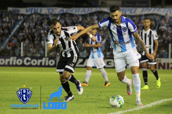 Paysandu 2 x 0 Ceara Serie B jogo