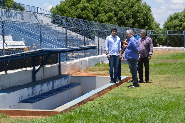 Visita ao estadio de Barbalha 2019