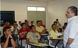 Palestra no curso de arbitragem