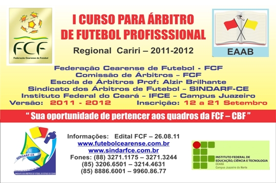 Curso de Arbitragem no Cariri