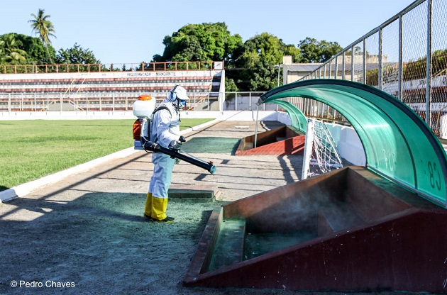 Sanitizacao do banco de reservas do Raimundao