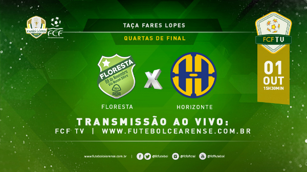 Floresta x Horizonte FCF TV Fares Lopes